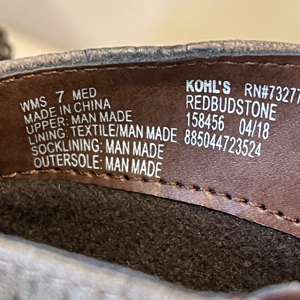 Kohl’s Redbud Strappy Ankle Boots In Stone - Picture 15 of 15